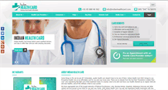 Desktop Screenshot of indianhealthcard.com